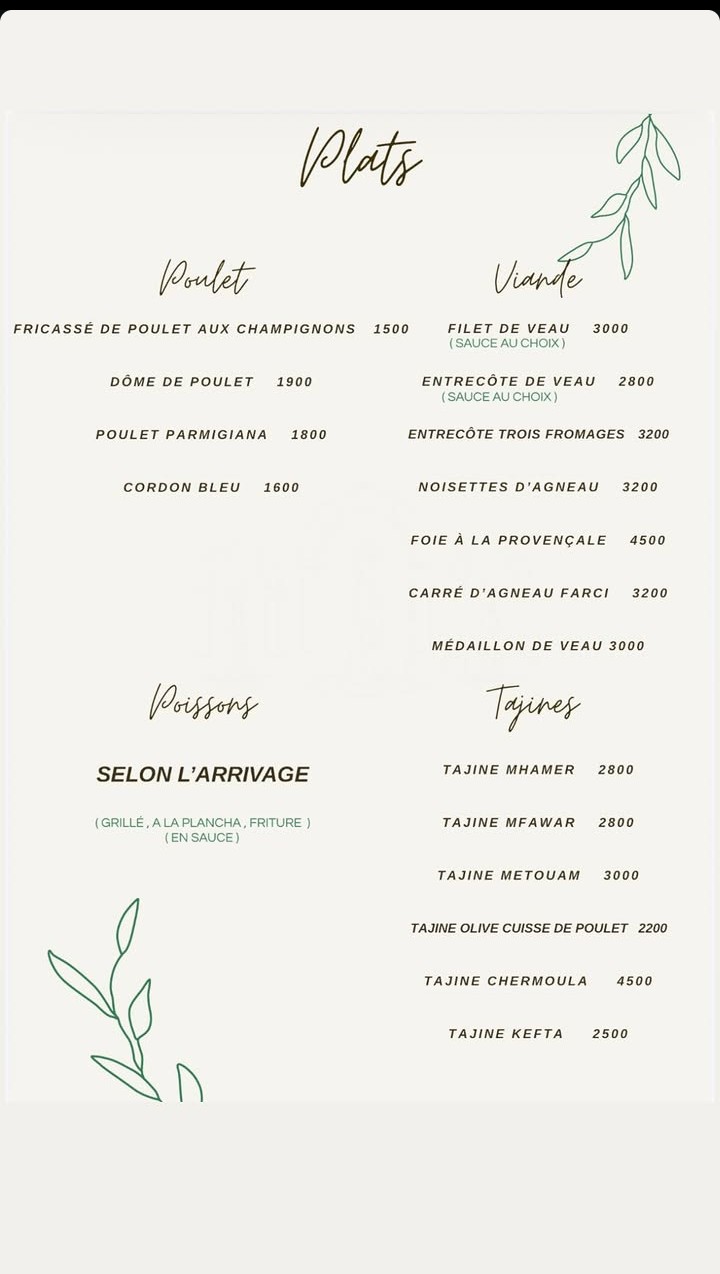La carte Les Trois Sources